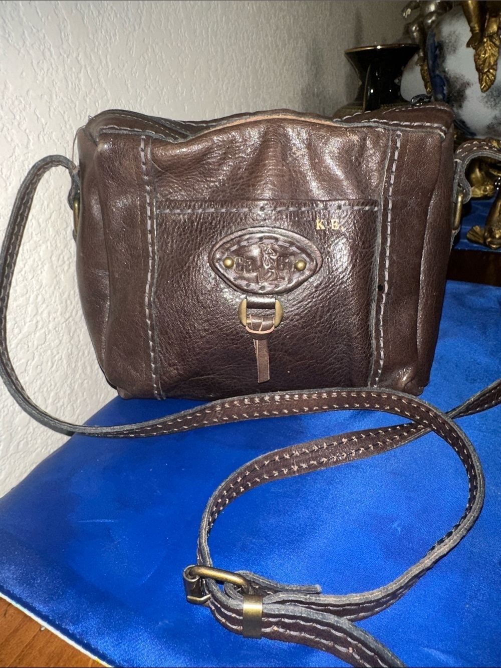 Made in Italy Leather Crossbody Bag -